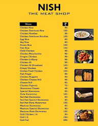 Nish The Meat Shop menu 1