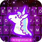 Cover Image of 下载 Galaxy Unicorn Keyboard Theme 6.0 APK