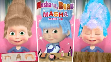 Masha and the Bear: Salon Game Screenshot