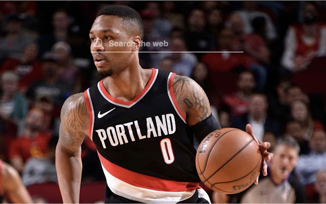 Damian Lillard New Tab NBA Theme