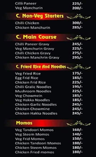 Happy Punjab menu 1