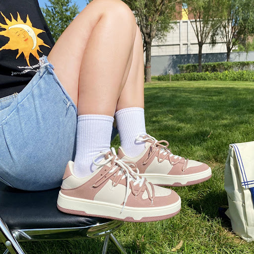 Title 4, Girls New Niche Design Sports Casual Retro Sho...