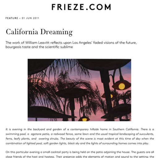 California Dreaming