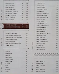 Sattuani menu 3