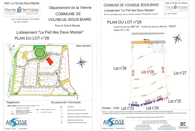  Vente Terrain à bâtir - à Vouneuil-sous-Biard (86580) 