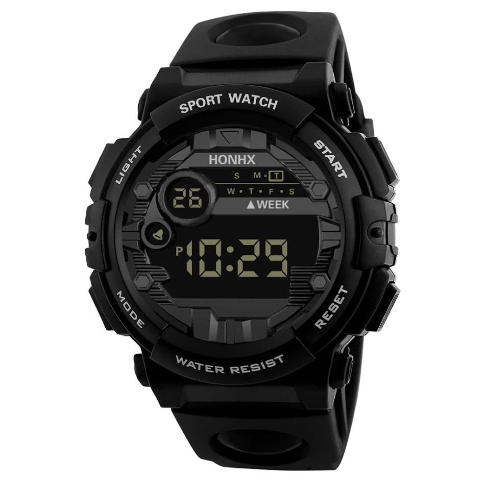 Elektronisch horloge voor jongens en meisjes. Waterdicht met vele functies. Perfect om de tijd te leren lezen en voor plezier