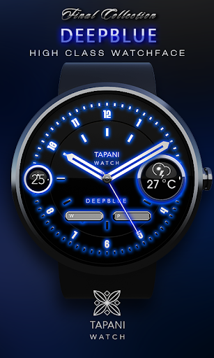 zzDeep Blue weather watch face