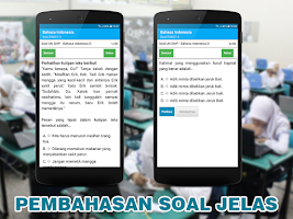 Soal Tes Simulasi UNBK SMP MTS Screenshot