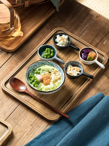 Title 4, Commercial Retro Wooden Rectangular Tray for Re...