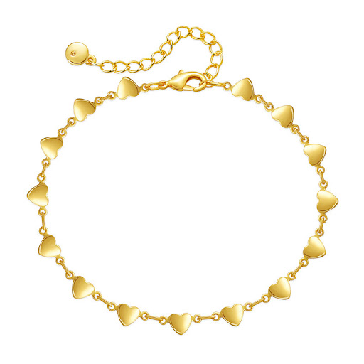 Title 3, Copper Plated 18K Real Gold Short Bracelet. Spe...