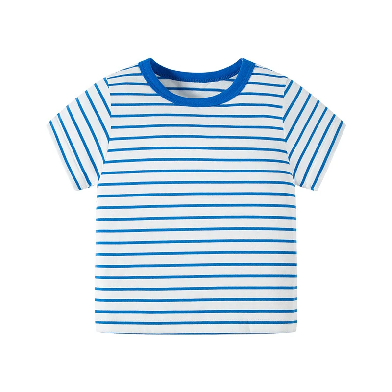Title 5, Camiseta a Rayas Manga Corta para Niño Ropa Cas...