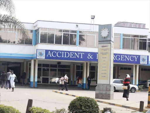 The Accident and Emergency wing at Kenyatta National Hospital, Nairobi, on July 20 /ISABEL WANJUI