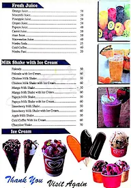 The Taste Fast Food & Family Restaurant menu 1