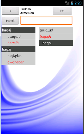 Armenian Turkish Dictionary