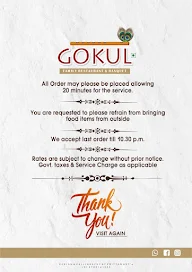 Hotel Gokul menu 8