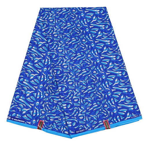 Title 17, 100% Polyester African Batik Fabric for Dresses...