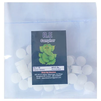 R.e Camphor Camphor Tablets - 50 pcs