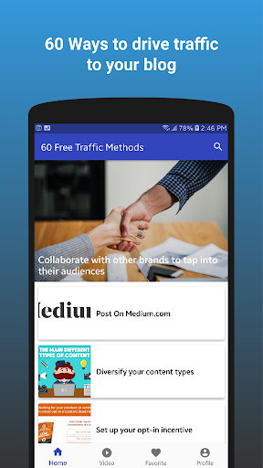 60 Ways to Generate FREE Traffic to a Blog/Website
