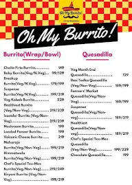 Oh My Burrito! menu 3