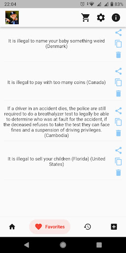 Screenshot Weird Laws