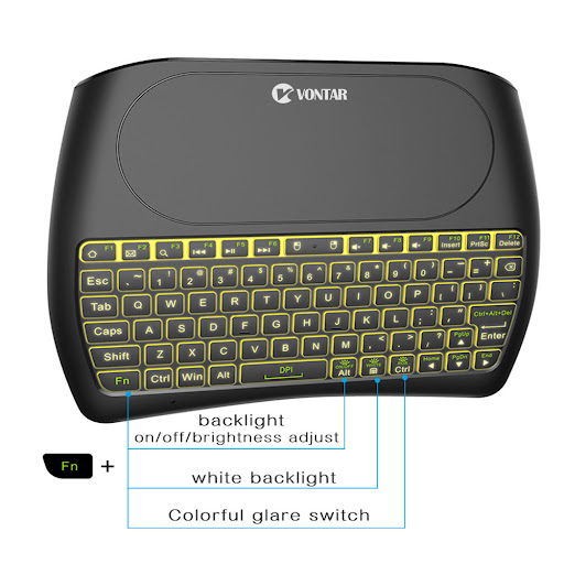 Title 1, D8 Bluetooth Wireless Mini Keyboard Dual Mode S...