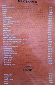 The Juice Cafe menu 2