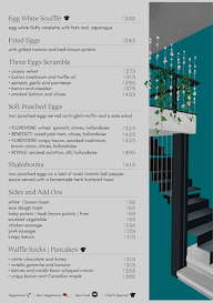 Cafe Olio menu 1