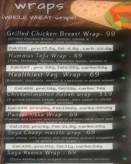 Nutrition Theka menu 2