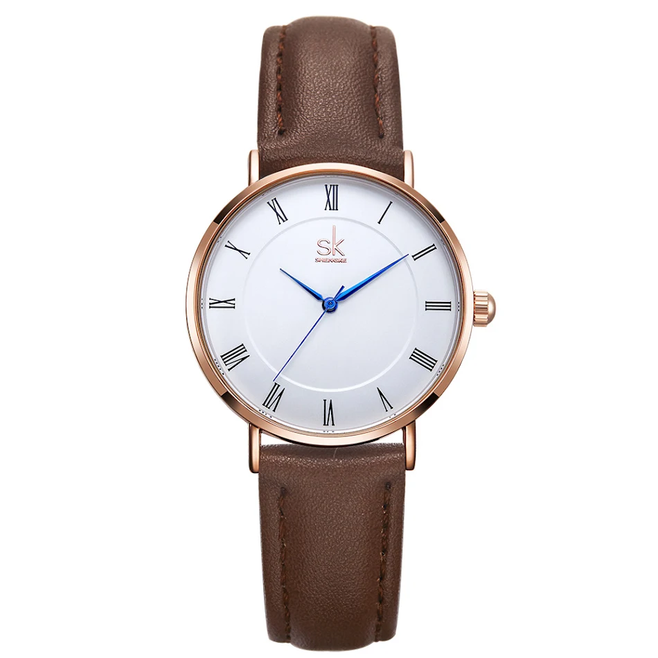 Montre Couple Quartz Shengke K8059 Élégance intemporelle pour elle et lui. Design moderne, mouvement quartz précis et fiable. Le cadeau parfait pour les couples soucieux du style.