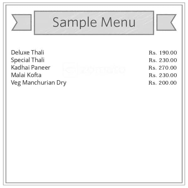 Brar Buffet & Dhaba menu 