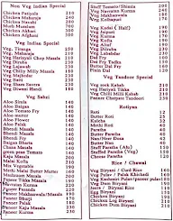 Hotel Bandish Palace menu 4