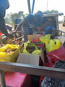 The abalone was packed in 21 boxes and weighed 460kg.