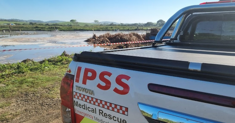 A woman's body was located in a dam downstream from where her vehicle was washed away earlier in the week.