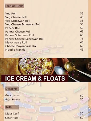 The Campus Hub Canteen menu 