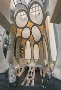 Zeitz Mocaa atrium, designed by Heatherwick Studios.