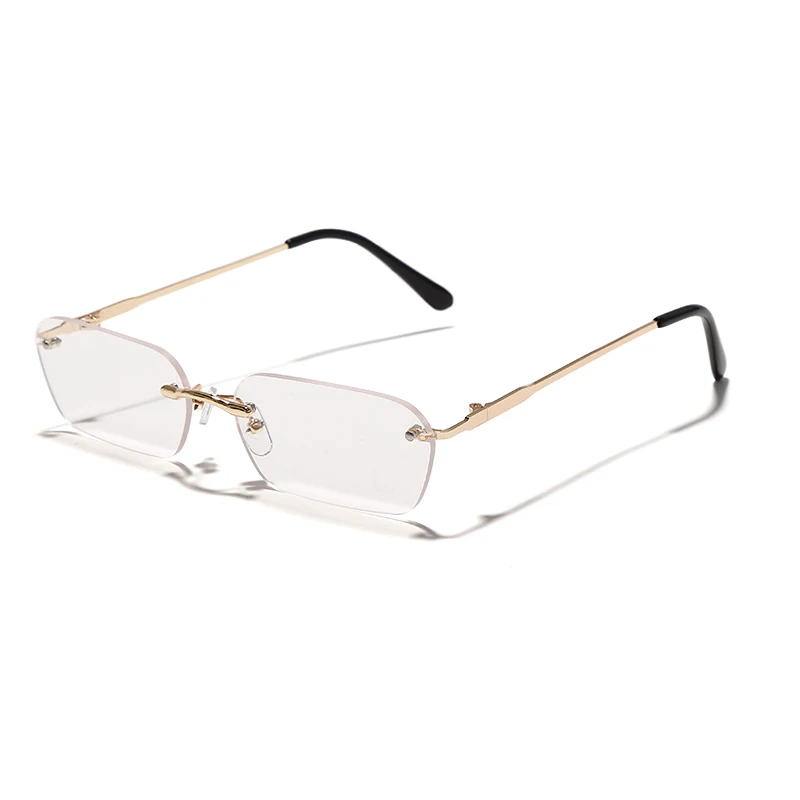 Lunettes de soleil polygonales de personnalité de mode à la mode