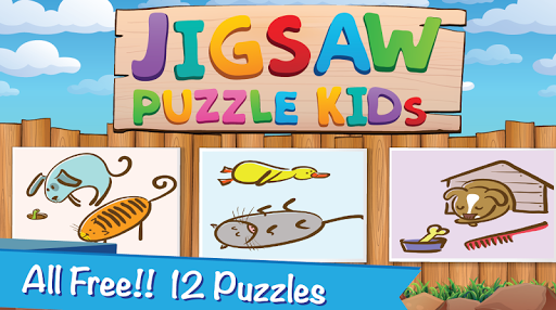 Handmade Cartoon Jigsaw Kids