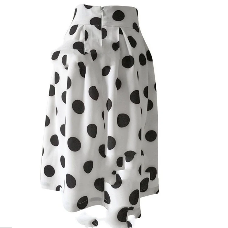 Title 4, High Waist Anti-exposure Geplooide Midi Rok A-l...