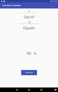 Test Score Calculator (Percent) - náhled