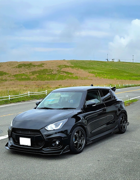 スイフトスポーツの長野ツアーオフショット📸・VENUS LINE・曇り空と愛車・Let’s SWIFT itに関するカスタム事例の投稿画像1枚目