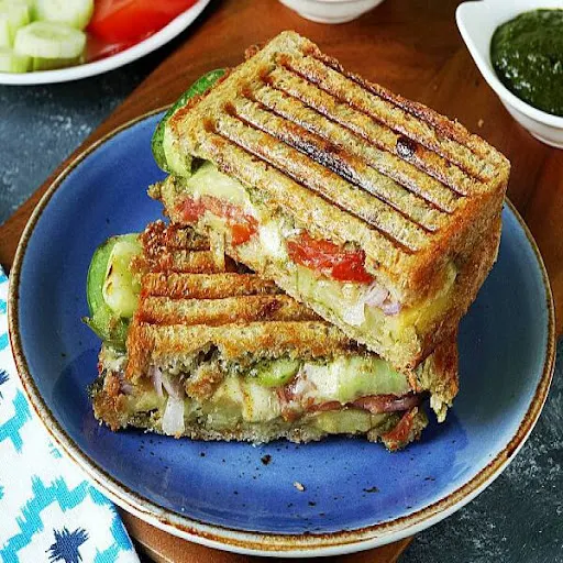 Bbq Vegetable Sandwich