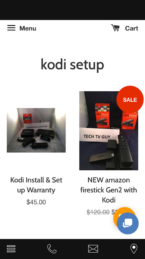 Android application Kodi setup screenshort