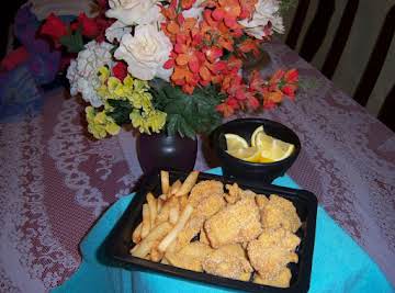 DEEP FRIED SWAI FISH AND CHIPS FOR TWO