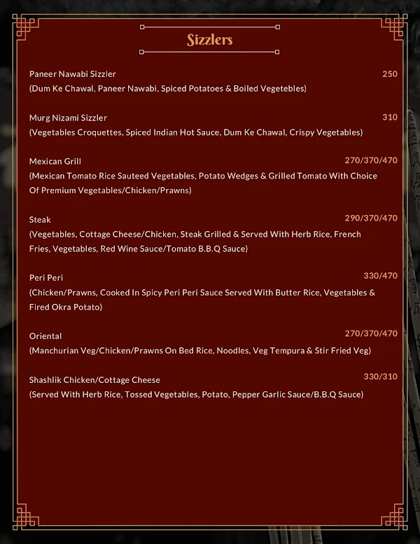 H2O Sports Bar And Rooftop menu 