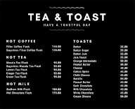 Tea & Toast menu 2