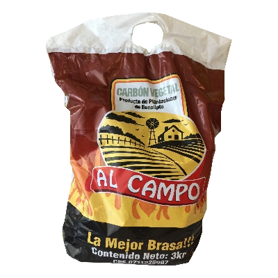 //CARBON VEGETAL AL CAMPO 3KG Vegetal 