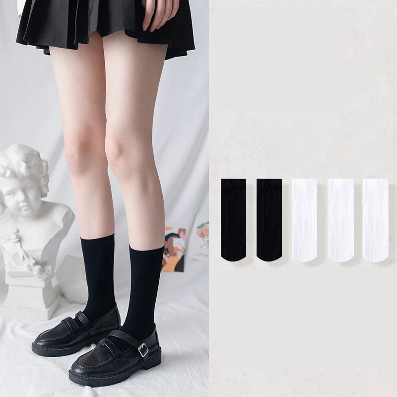 Title 14, Stovepipe overknee dunne kousen met hoge tube, ...