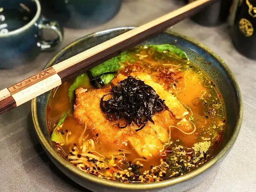 Spicy Miso Chicken Ramen Bowl