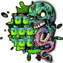 Descargar la aplicación Zombie Skull Graffiti Keyboard Theme Instalar Más reciente APK descargador