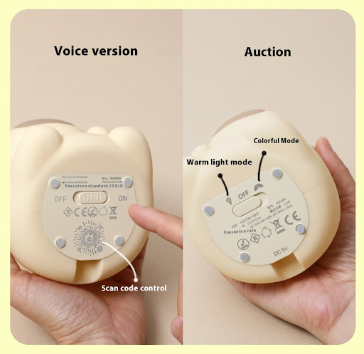 Title 14, Paipai Childrens Cartoon Voice LED Colorful Ni...